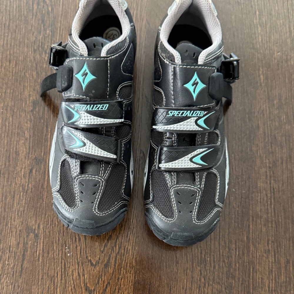 Specialized Cycling Shoes - Black and Blue
